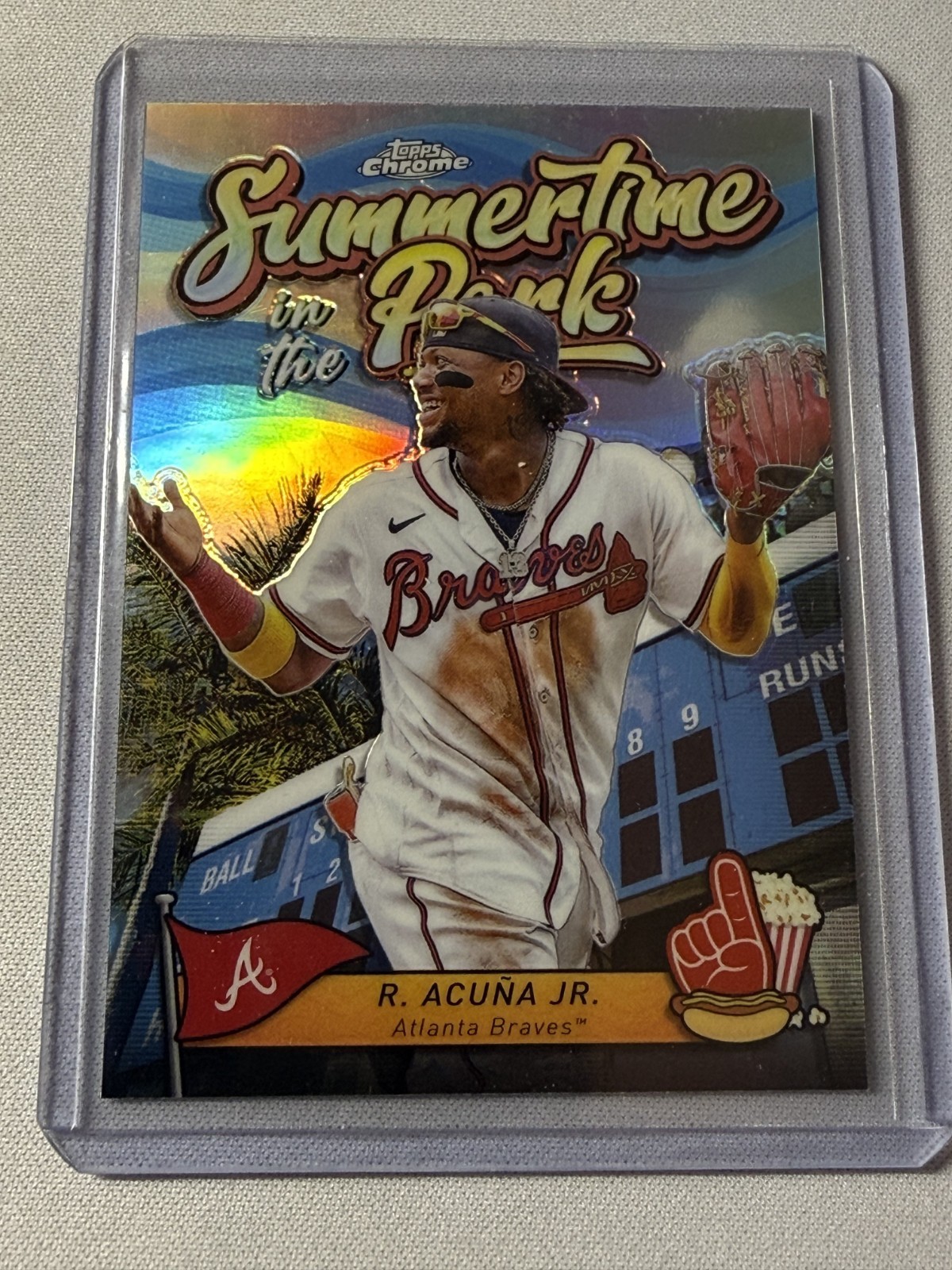 2024 Topps Chrome Ronald Acuna Jr. Summertime in the Park #SITP-5