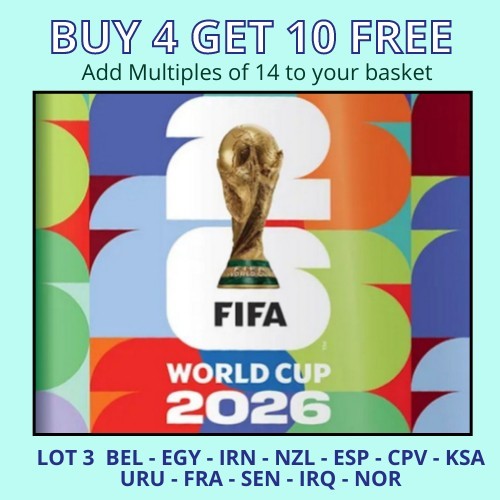 2026 World Cup Panini Sticker Collection FIFA – Group G, H, I – SPAIN