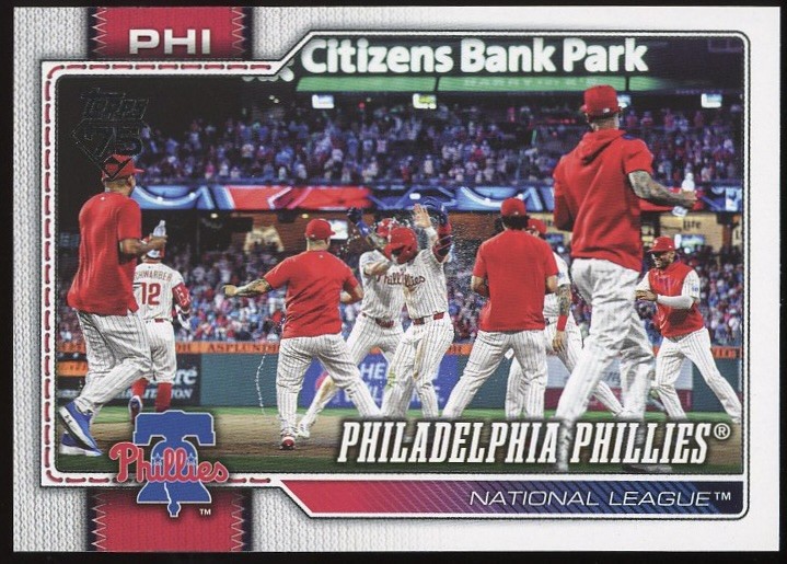 2026 Topps Series 1 #295 Philadelphia Phillies Team Card Baseball Card