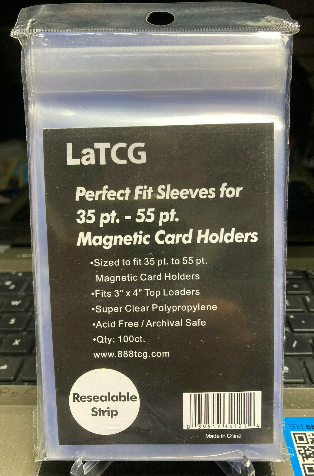 100 LaTCG Resealable Team Bags Sleeves Snug Fit – 35pt/55pt Ultra Pro Magnetic