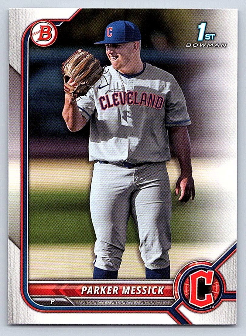 PARKER MESSICK GUARDIANS RC 1st card 2022 BOWMAN DRAFT #BD-71