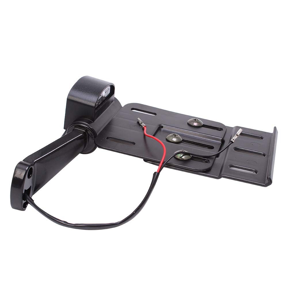Motorcycle LED Light License Plate Frames Side Mount License Plate Holder for…