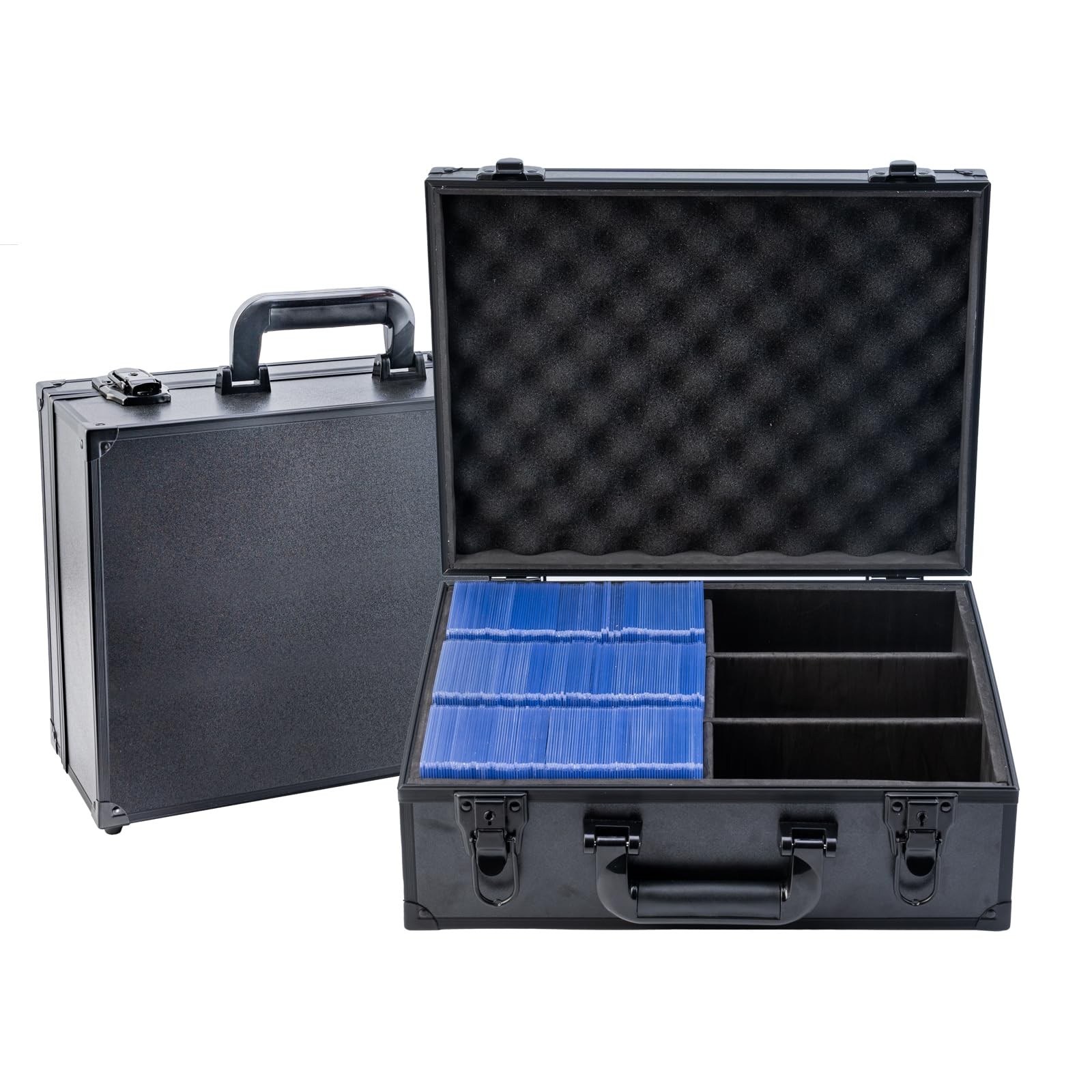 Toploader Storage Box,Trading Card Case Sports Card Storage Box with Key Lock…