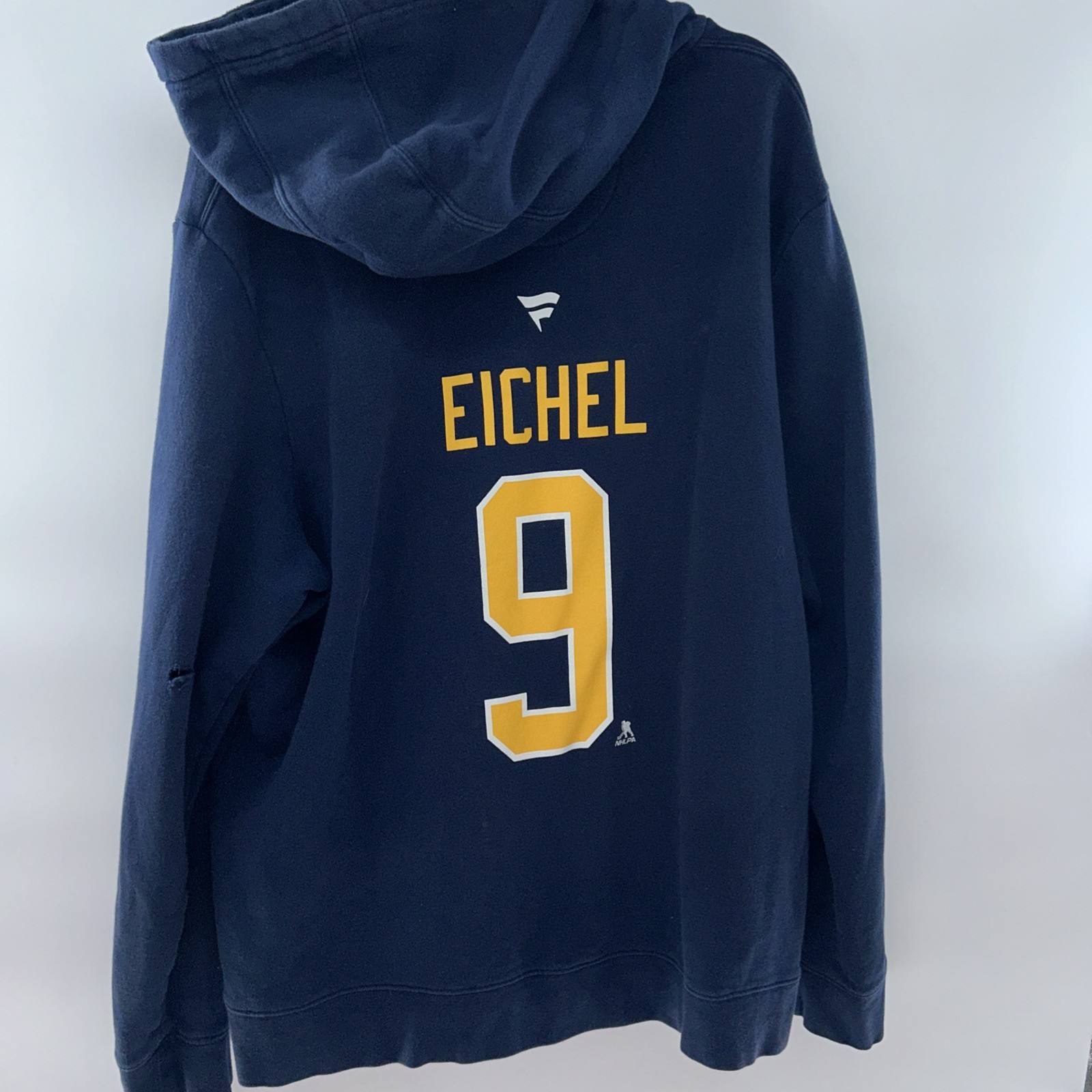 Buffalo Sabres Jack Eichel #9 Men’s Fanatics Navy Pullover Hooded Sweatshirt XXL