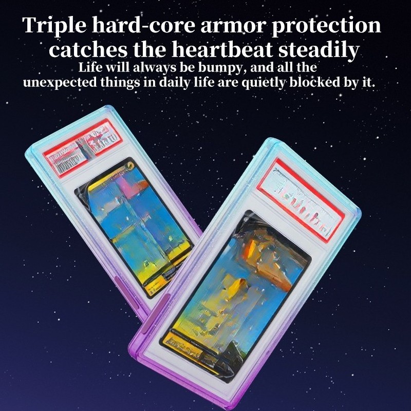 Graded Card Slab Protector TPU Case Cover For PSA Graded Sports Trading Cards