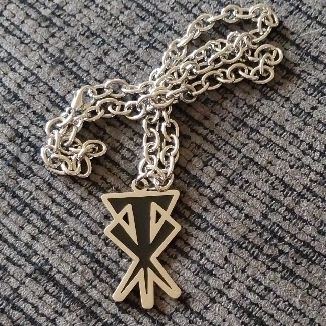 WWE Authentic Undertaker pendant necklace, wrestling, w/branded box