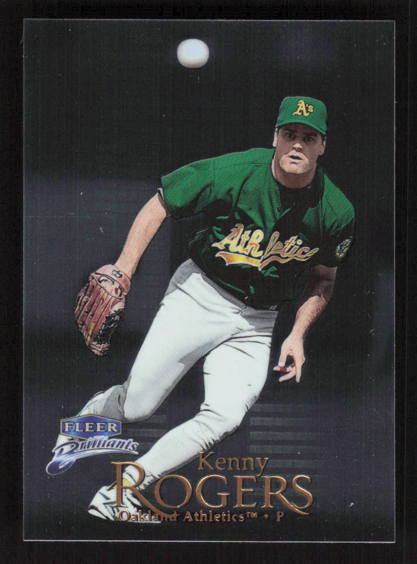 1999 Fleer Brilliants #77 Kenny Rogers Oakland Athletics