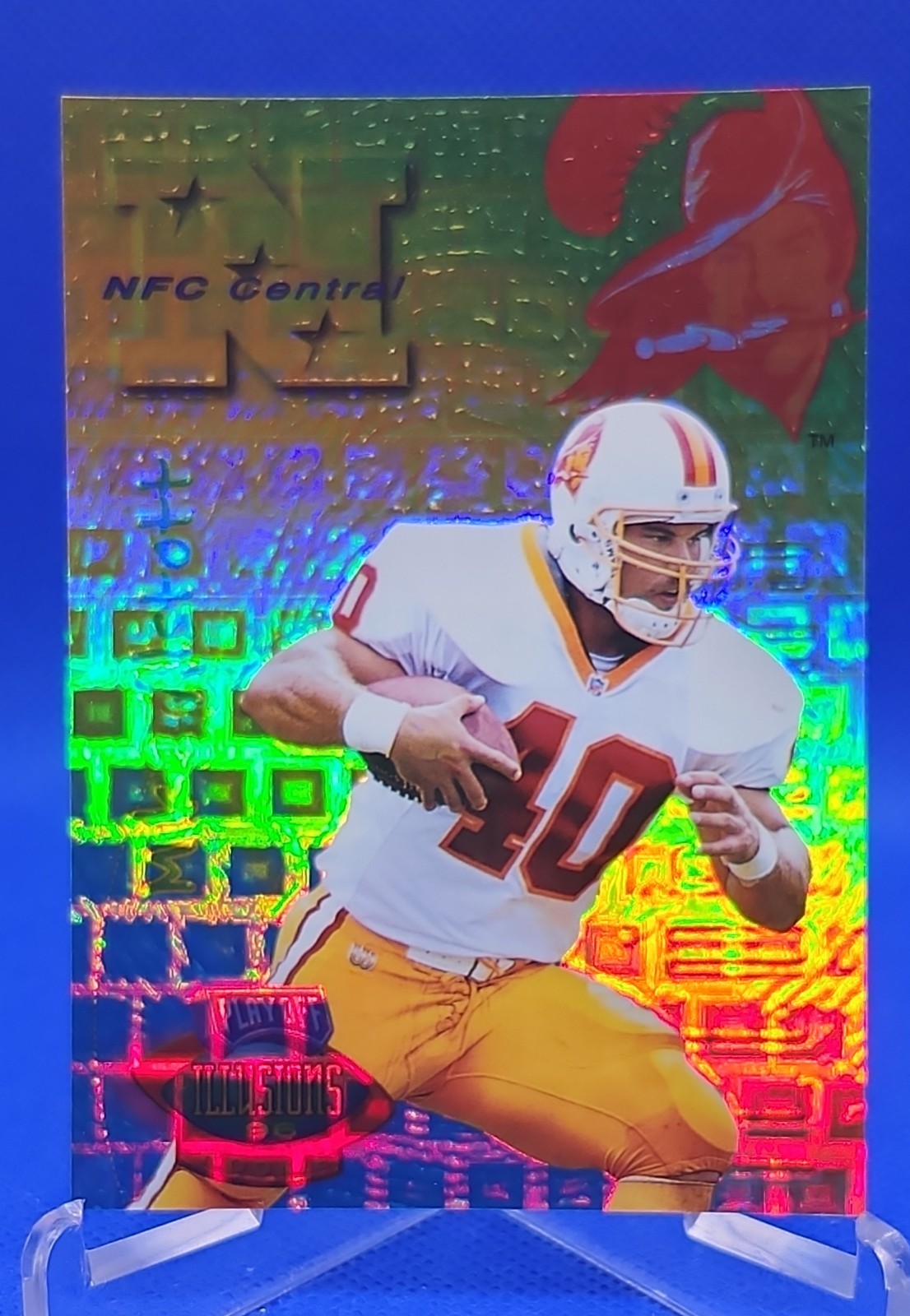 1996 Playoff Illusions – Mike Alstott #32 Spectralusion Elite (RC)