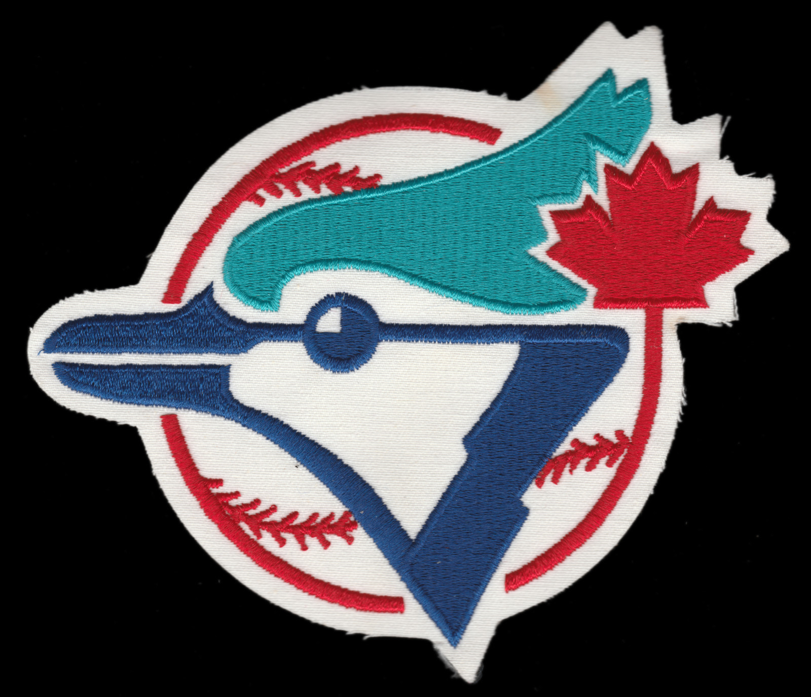 1990’S TORONTO BLUE JAYS MLB BASEBALL VINTAGE 6″ JERSEY FRONT TEAM LOGO PATCH