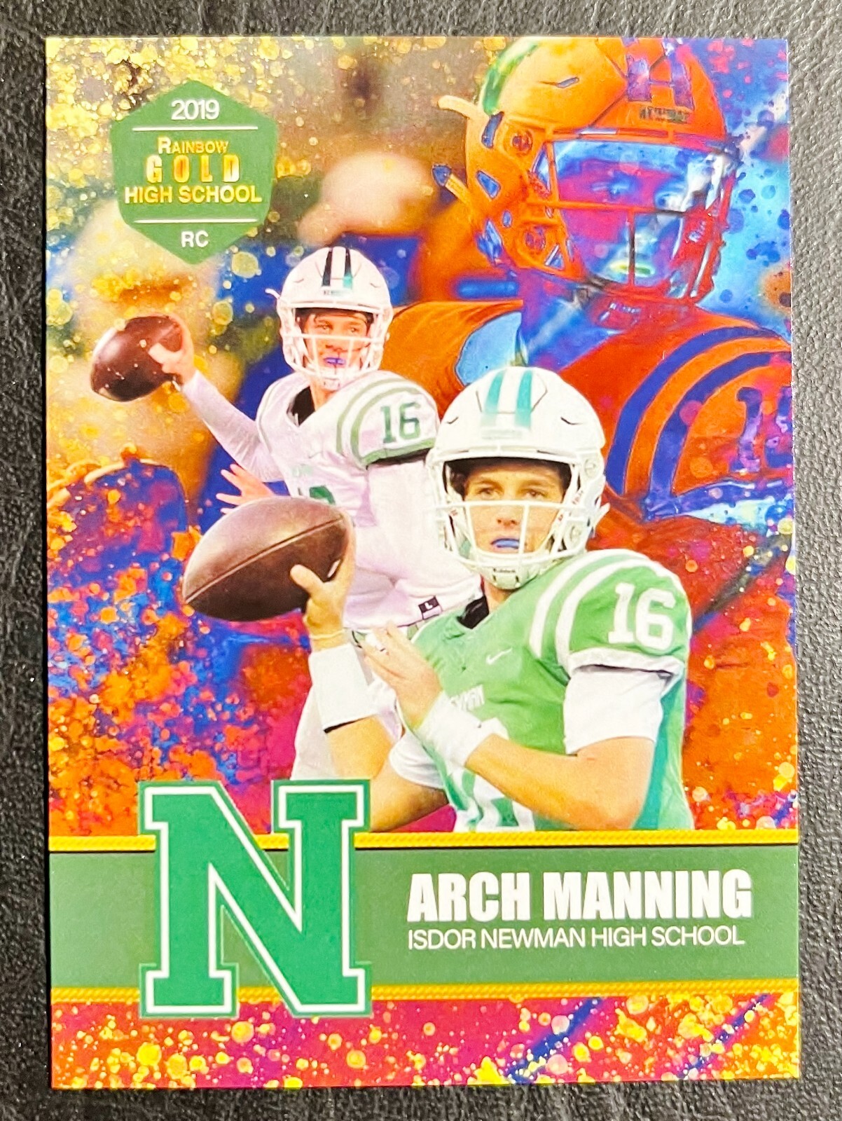 2022 Rookie Prospect Gold Arch Manning Promo Rookie Card