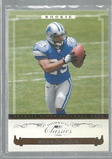 2006 Donruss Classics #126 Brian Calhoun 391/999 RC (43000)