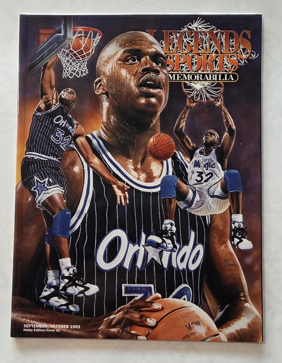 Legends Sports Memorabilia Hobby Edition September/October 1993 Shaquille O’Neal