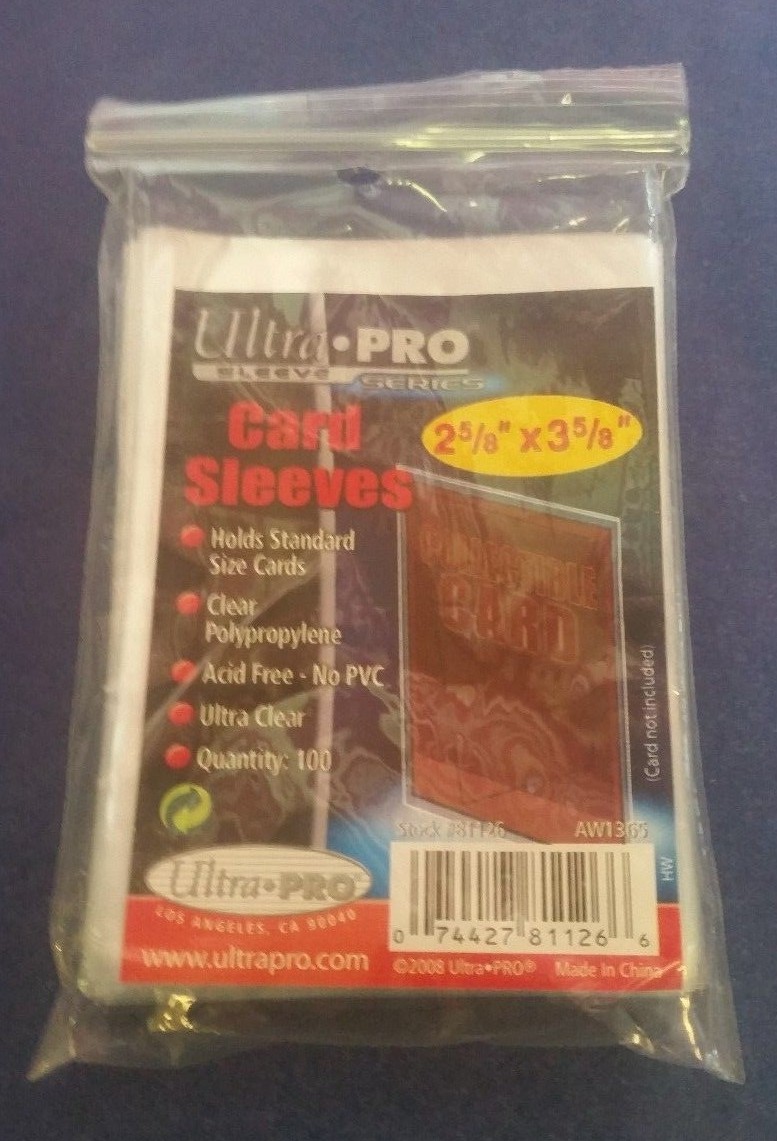 ULTRA PRO PLASTIC CARD PLASTIC STANDARD SIZE (ONE PACK OF 100)