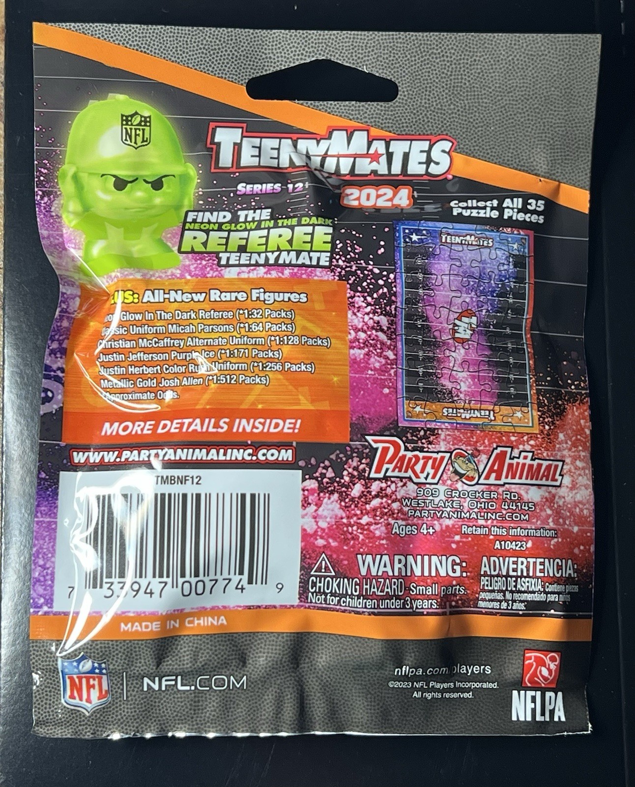 NFL TeenyMates 2024 Figurines Blind Pack