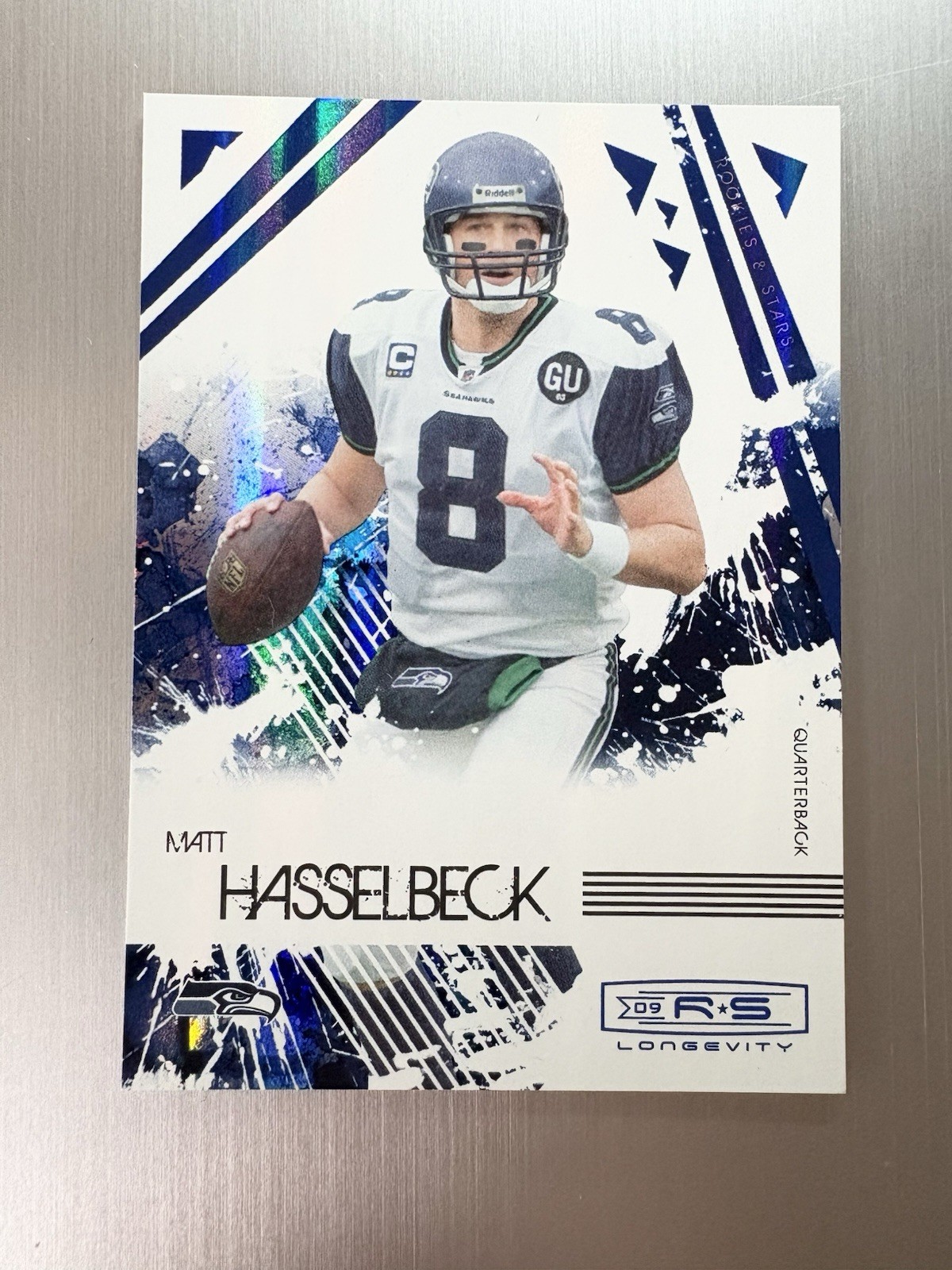 Matt Hasselbeck 2009 Rookies & Stars Longevity #88 Sapphire #’d 07/75 Seahawks