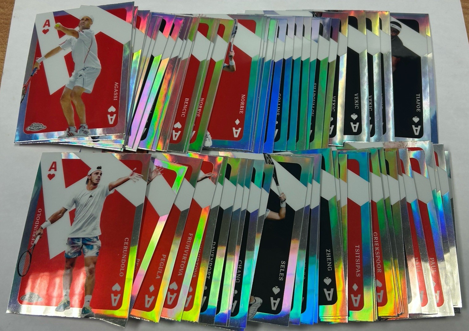 2024 Topps Chrome Tennis Aces Insert Pick Your Player – All .99 Up to 30% Off