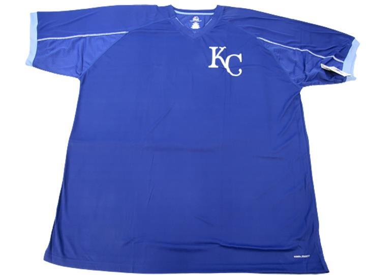 Kansas City Royals Mens Sizes 4XL-5XL-Tall Majestic Coolbase Shirt