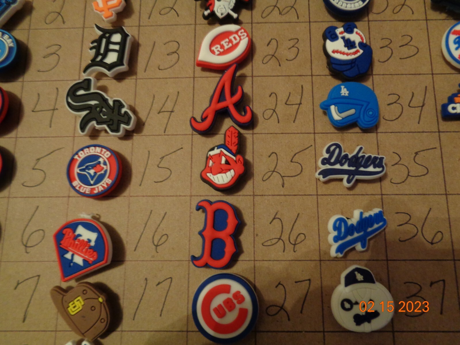 MLB Crocs Shoe Charms