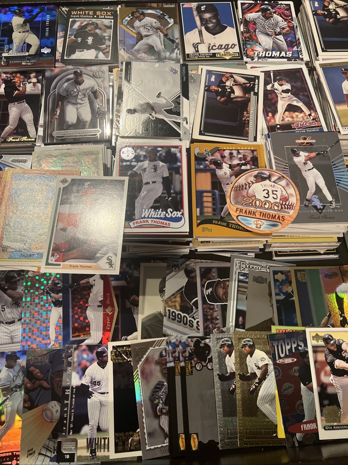 HUGE 1800++ Approx Assorted LOADED Frank Thomas Card Collection Lot-WHITE SOX RC