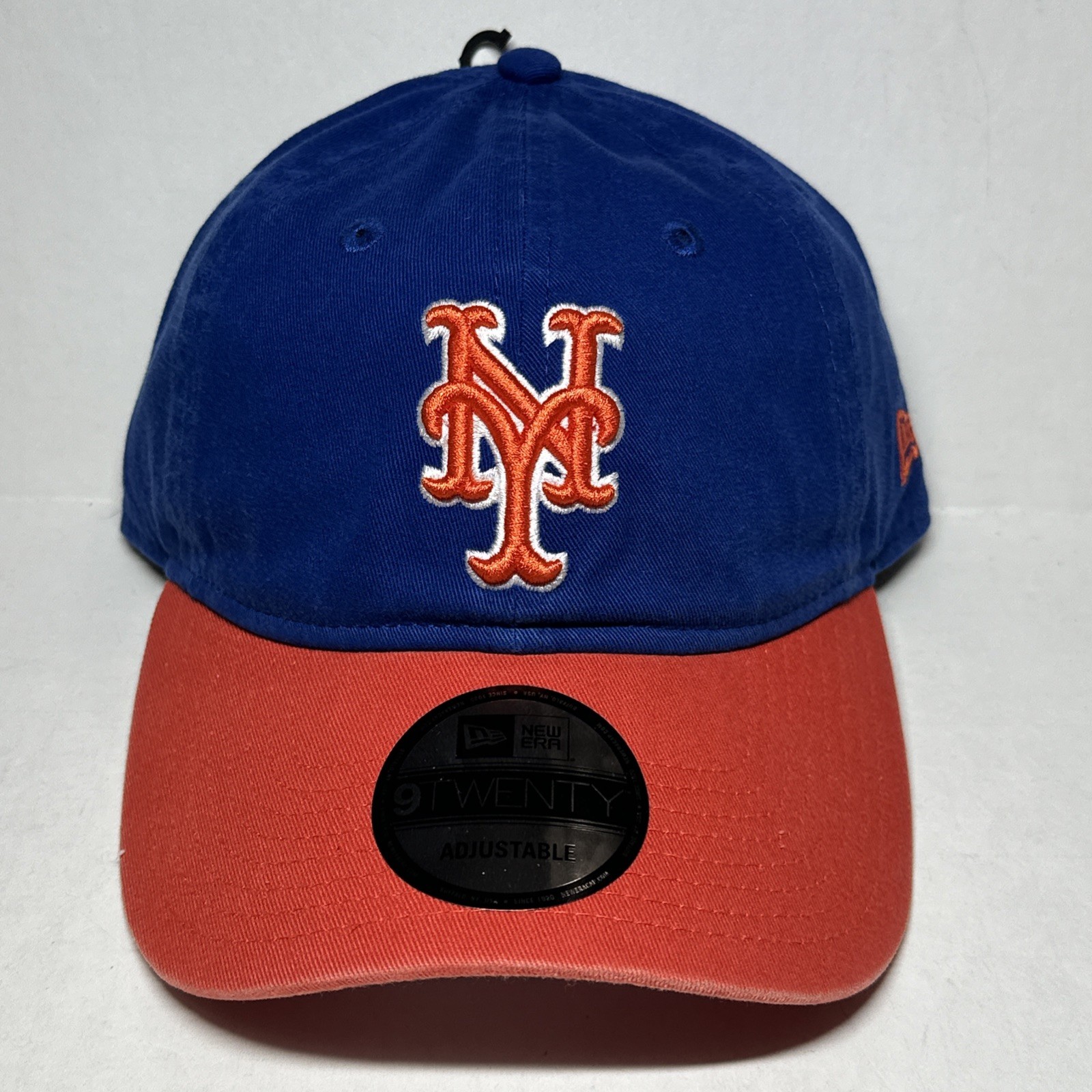 New York Mets New Era Two-Tone 9TWENTY Royal/Orange Hat Adjustable NWT