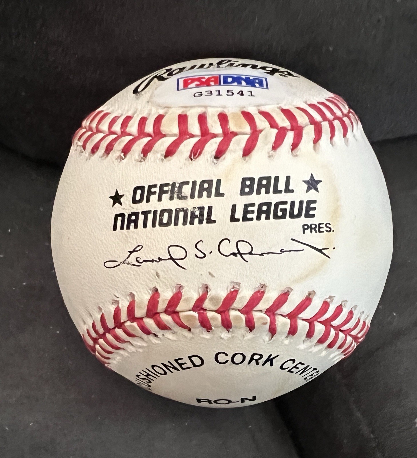 Hank Aaron Signed Baseball PSA DNA Sticker Only Autograph American League OAL