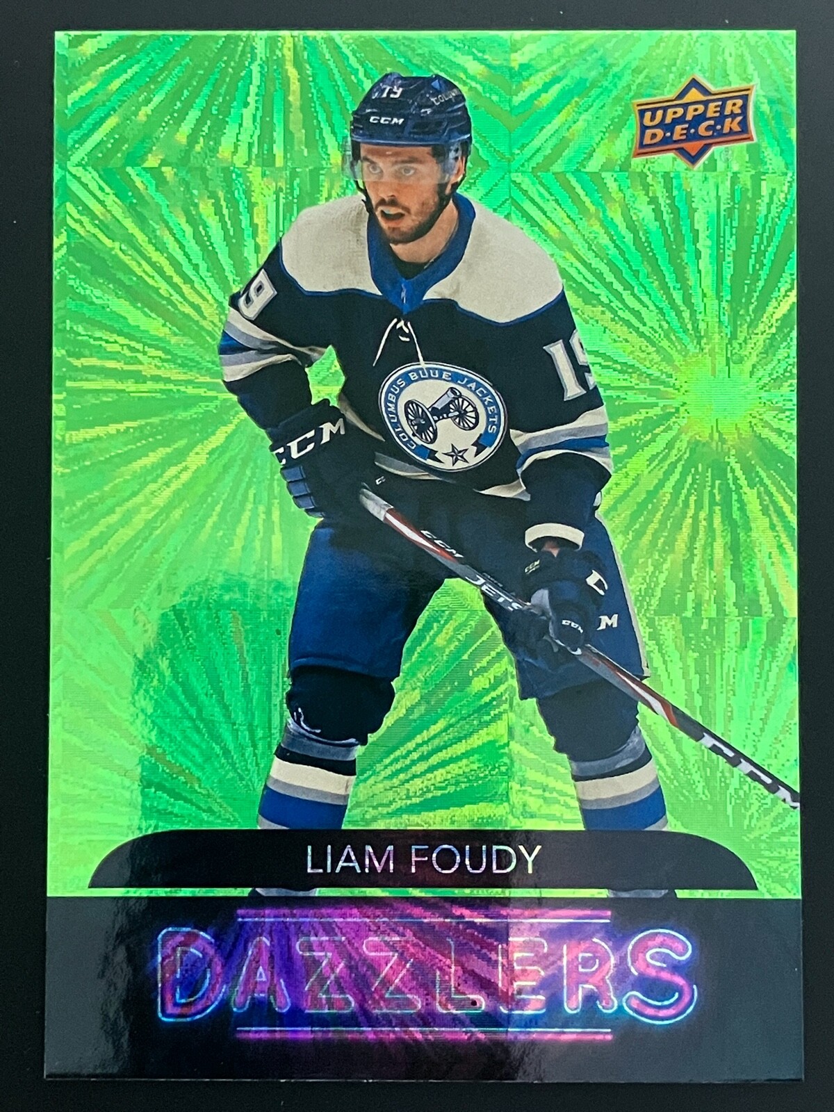 2020-21 Dazzlers Parallels. Blue, Green, Pink, Orange. Upper Deck Hockey. U Pick