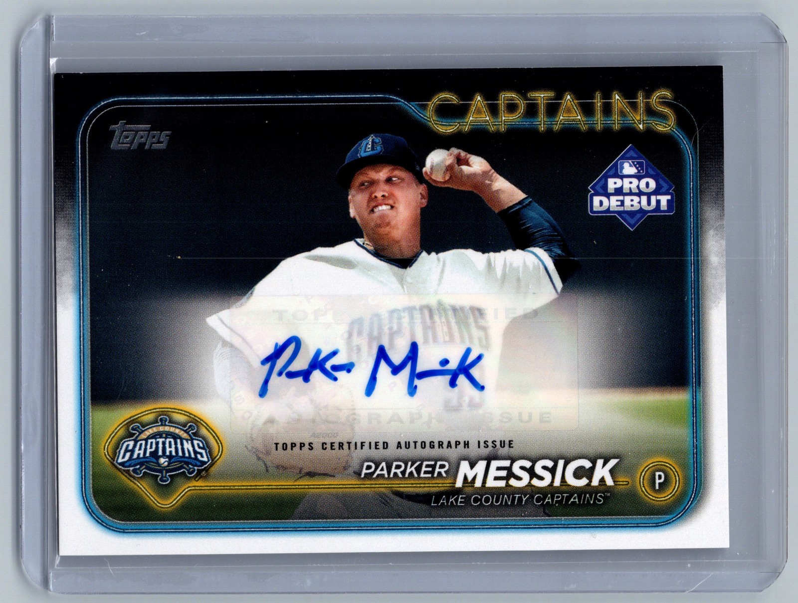 2024 Topps Pro Debut #PD-147 Parker Messick Autographs