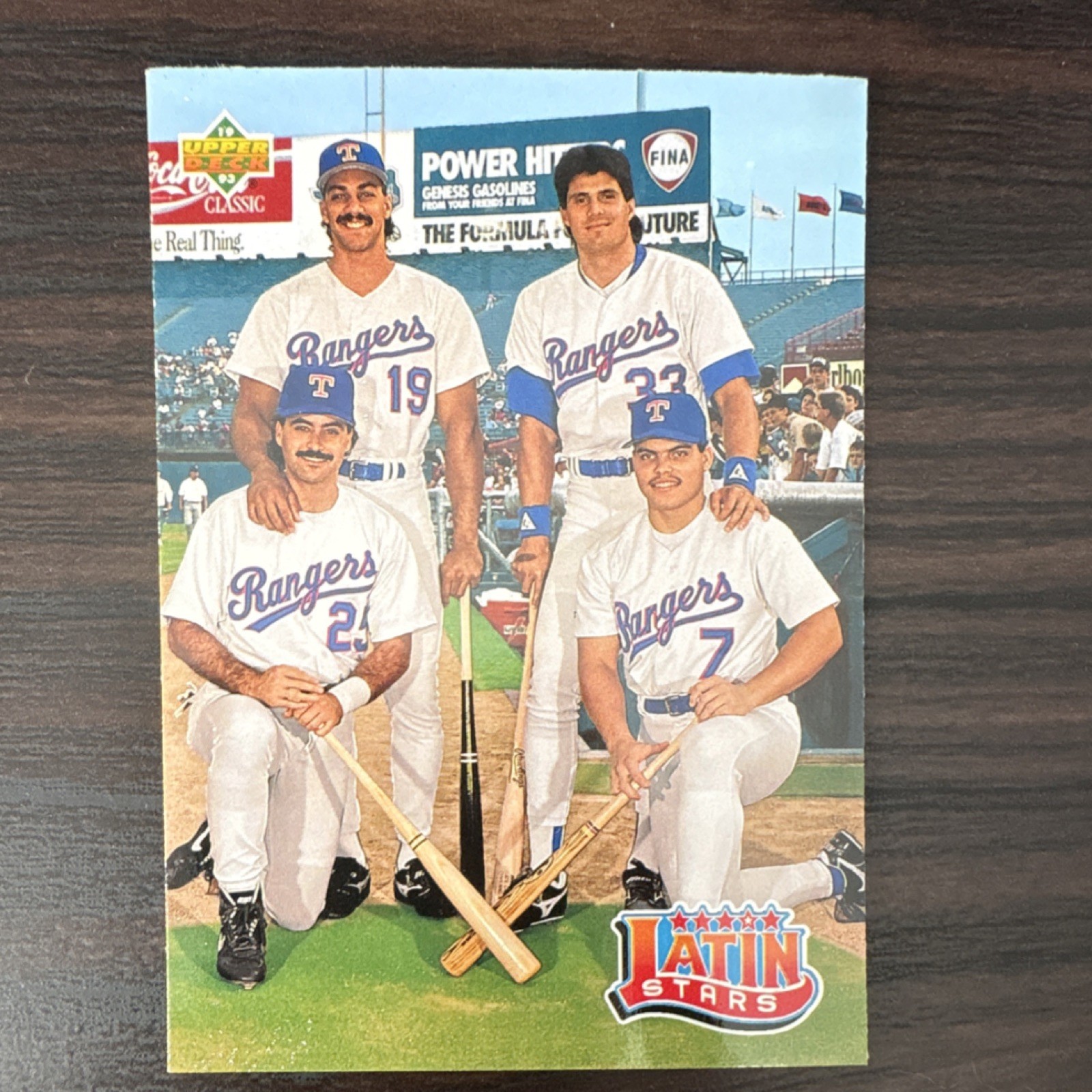 Upper Deck 1992 Latin Stars Texas Rangers #52 Gonzalez Canseco Rodriguez