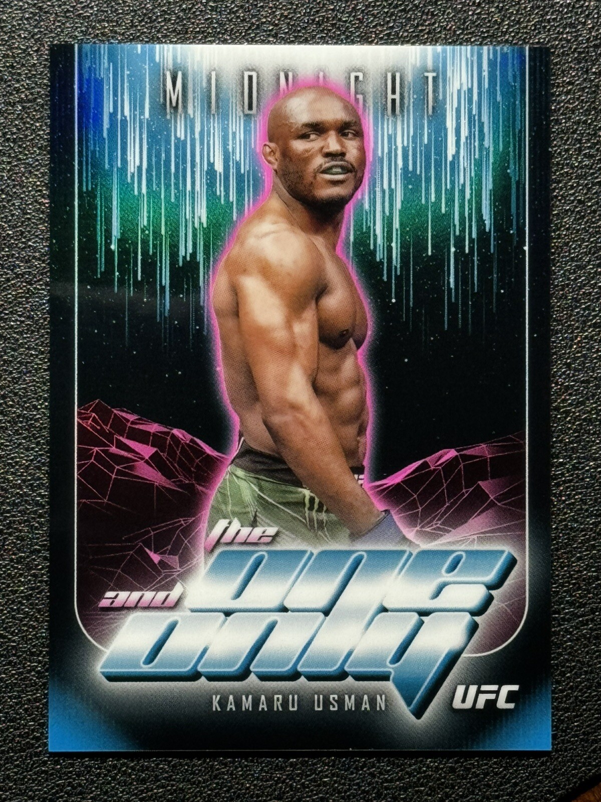 2024 Topps Midnight UFC Kamaru Usman The One and Only #TO-4