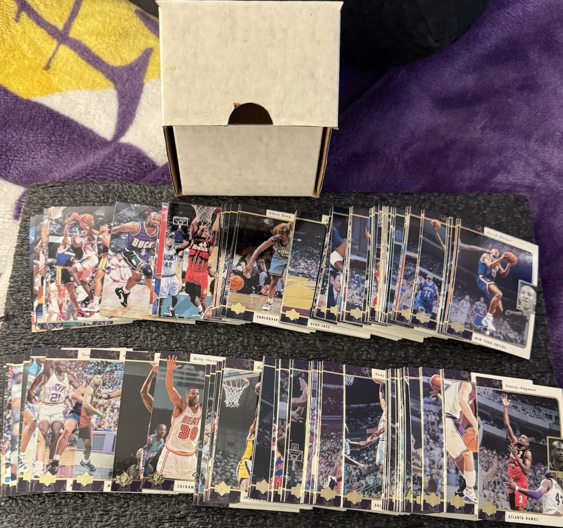 SP 95-96 Upper Deck NBA Basketball Trading Card Set Stacey Augmon Derek Harper