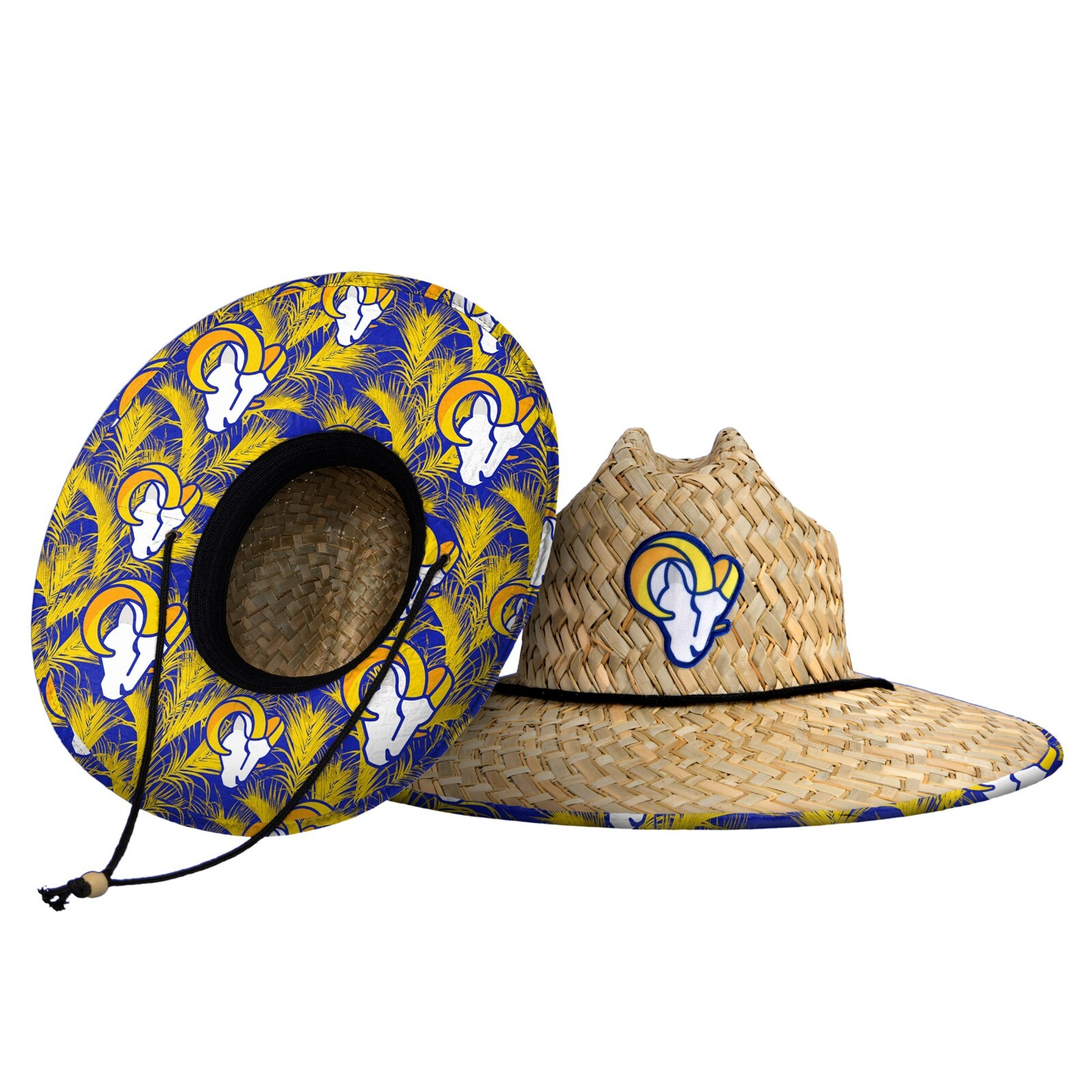 Los Angeles Rams FOCO Floral Straw Hat