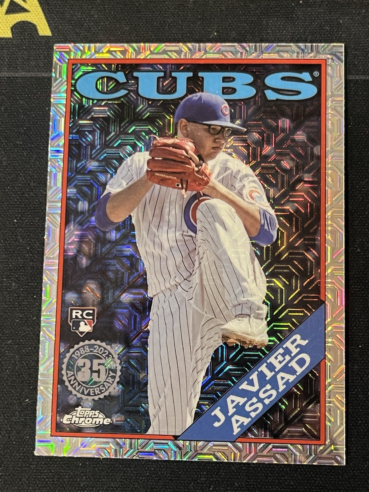 2023 Update Series – 1988 Topps Chrome Silver Pack Mojo Javier Assad #T88-CU-25