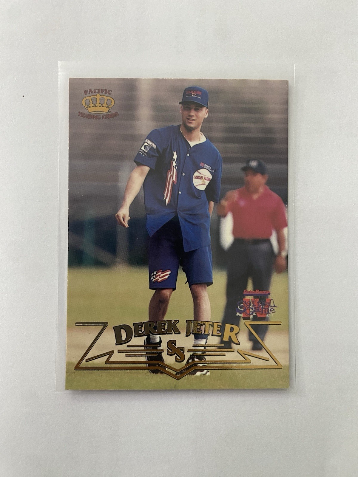 Derek Jeter 1997 Pacific Carlos Baerga Celebrities Softball Game #9
