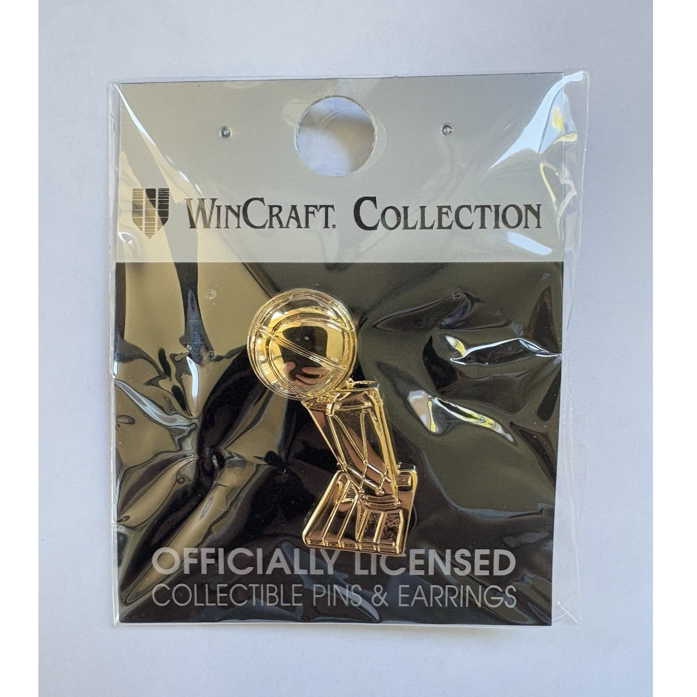 WinCraft NBA Championship Trophy Officially Licensed Basketball Pin SEALED