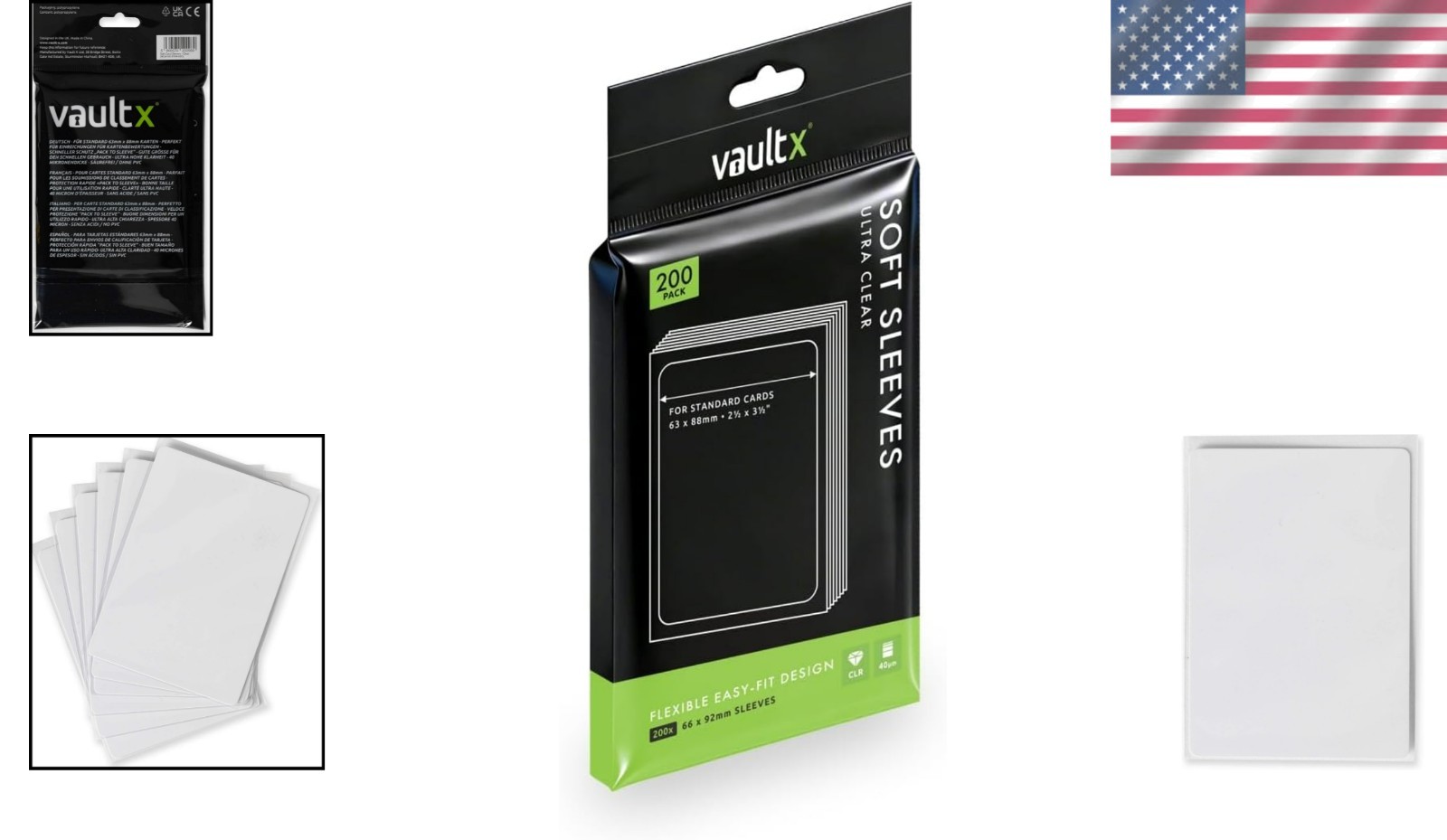 200 Clear Soft Penny Sleeves for Trading Cards – Ultimate Protection & Clarity