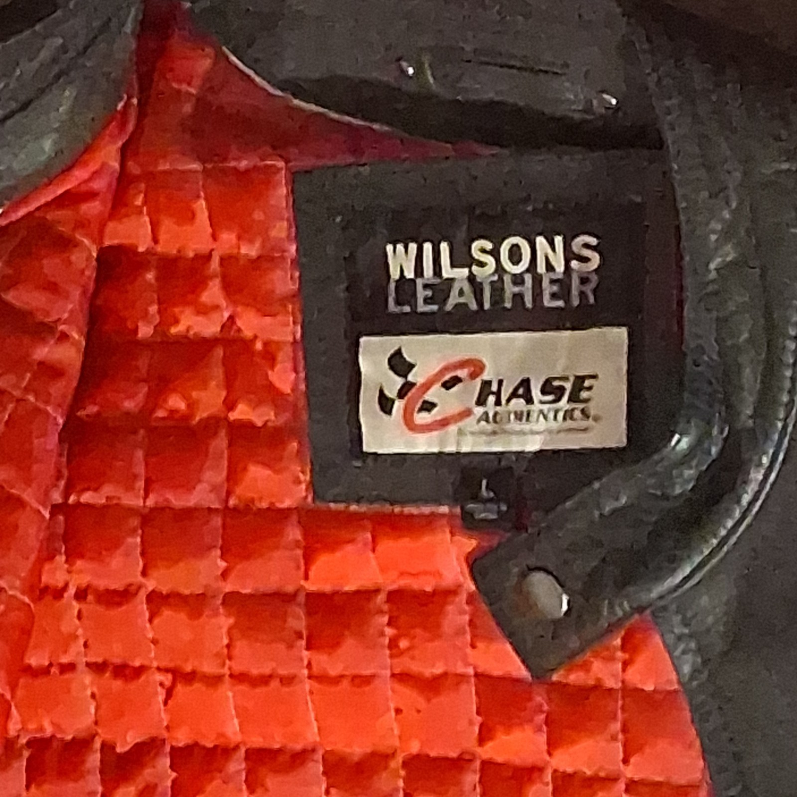 Vintage Wilson’s Chase Authentics LEATHER JACKET #8 DALE EARNHARDT JR. SIZE L