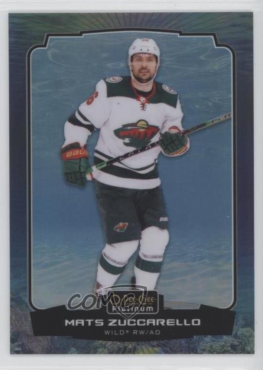 2022-23 O-Pee-Chee Platinum Aquamarine 75/149 Mats Zuccarello #33 10no