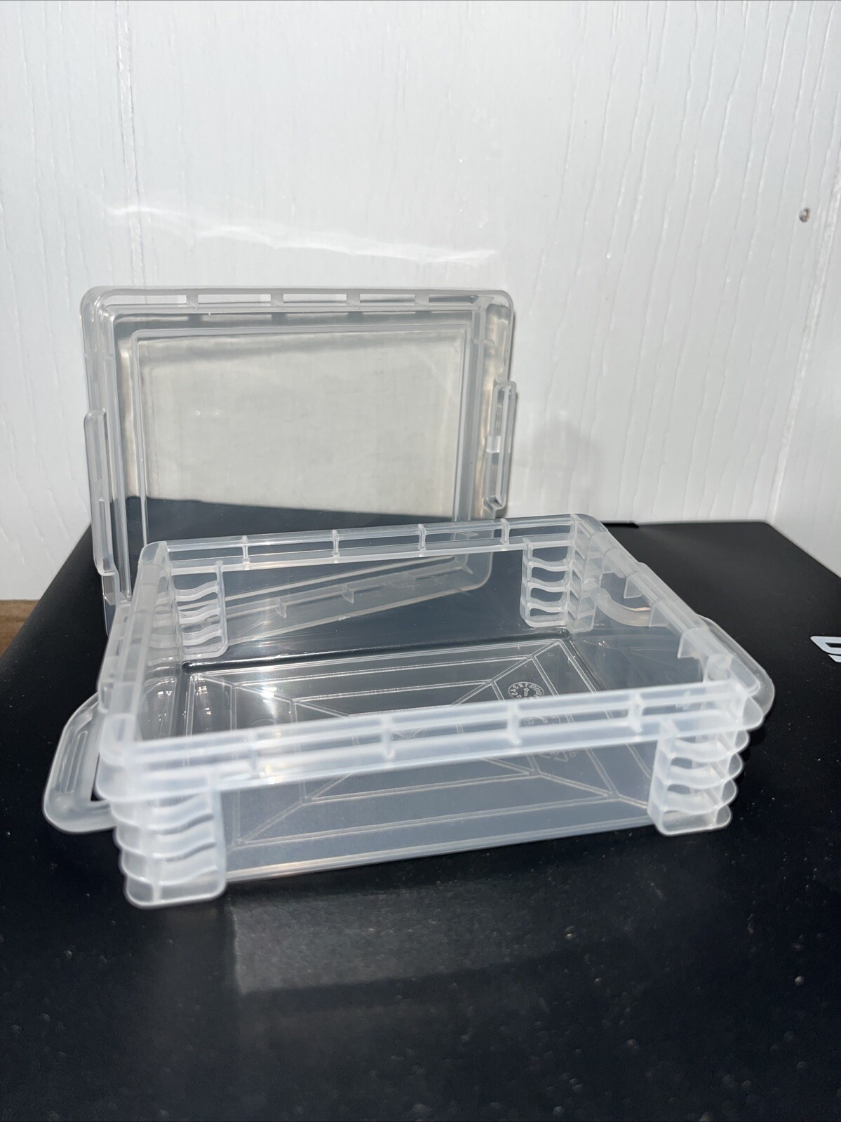 Trading Card Storage Vault Box. 4.72 in. X 3.34 in. X 1.57 in.