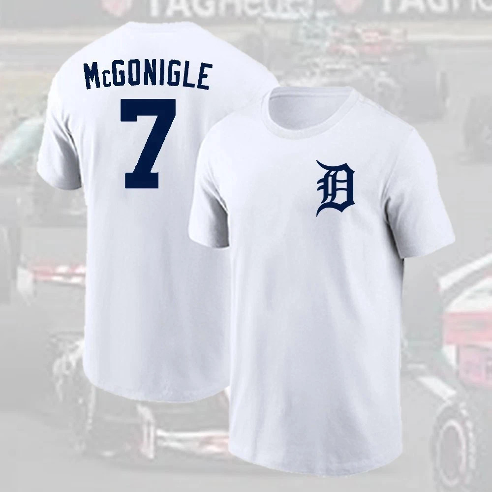 Kevin McGonigle #7 Detroit Baseball Player Name Number Fan Shirt Unisex S-3XL