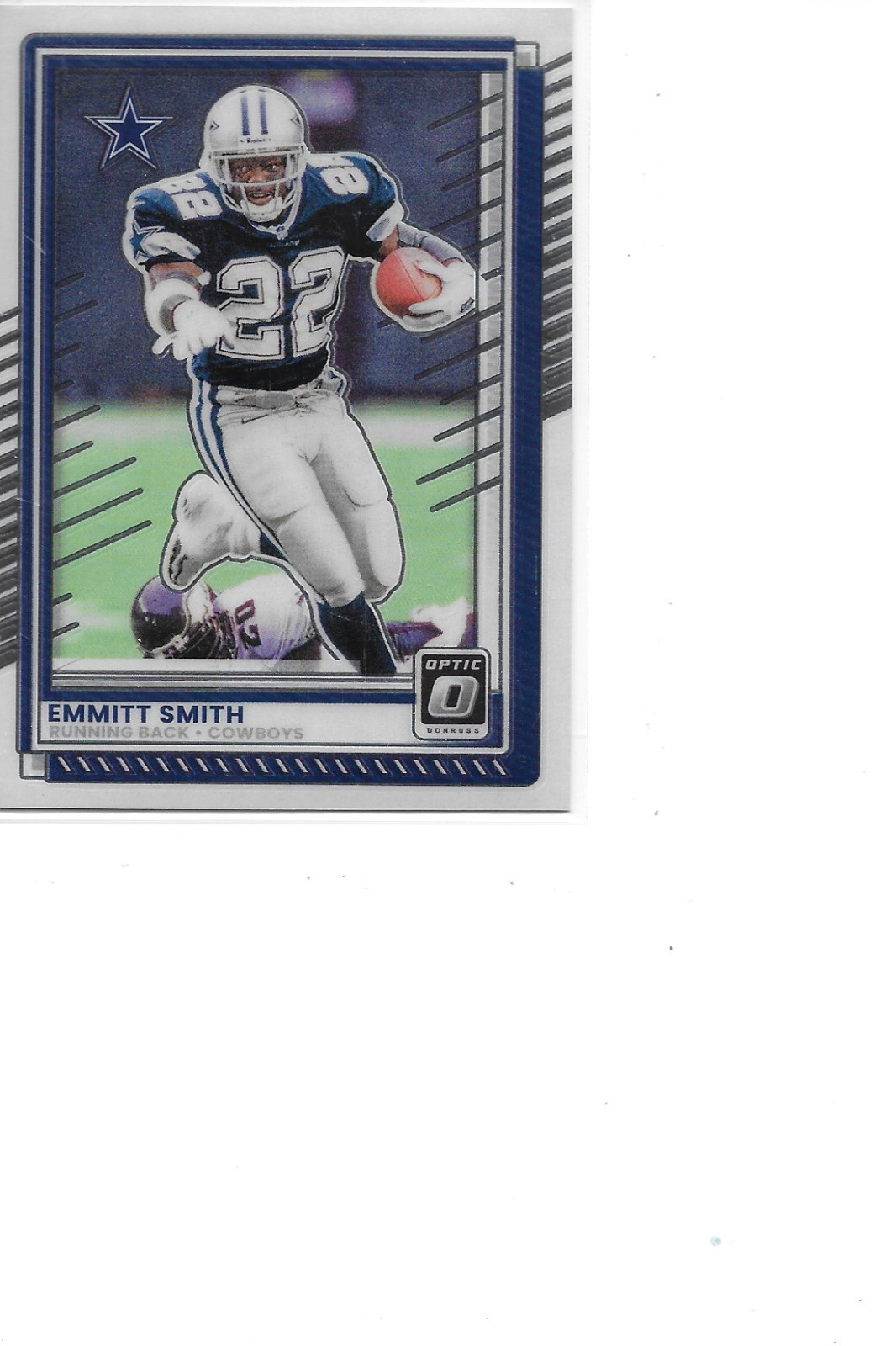 2025 Donruss Optic Emmitt Smith Dallas Cowboys Football Card #5