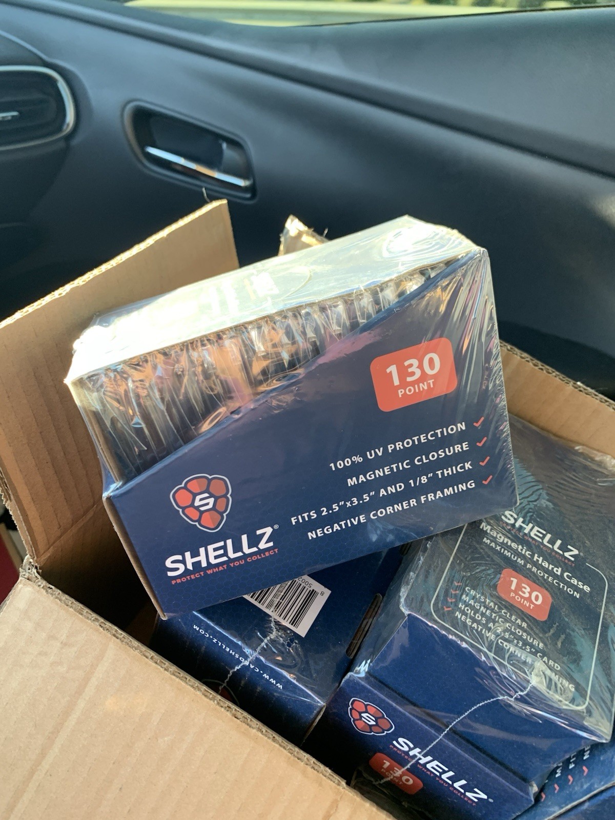 Cardshellz 130 Pt Magnetic Card Cases 15 Pack BRAND NEW