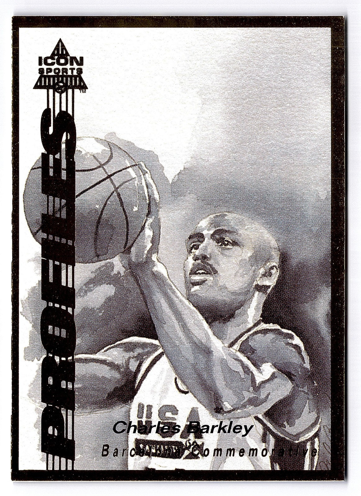 1992-93 Icon Sports Barcelona Commemorative #Bonus 7 Charles Barkley Bonus