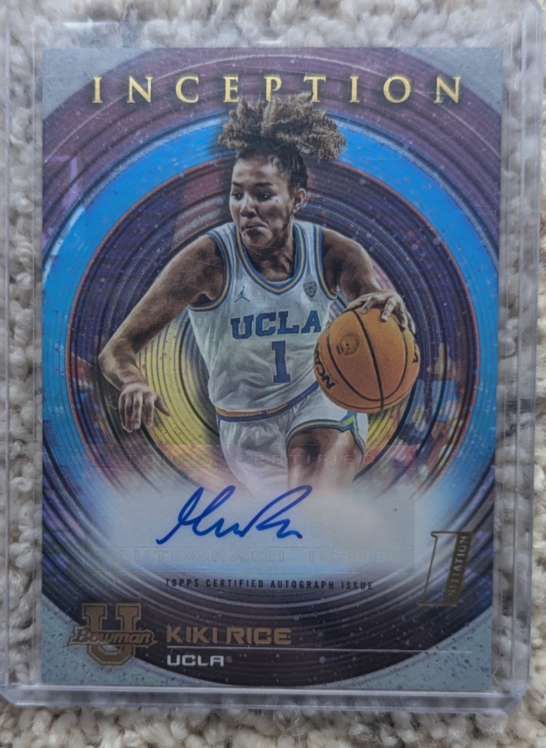 2022 Bowman University Inception Kiki Rice Auto Autograph #BIA-KR