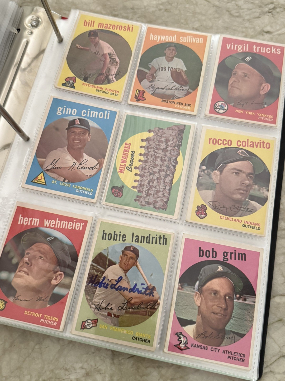 1959 Topps Baseball Complete Set 572 cards
