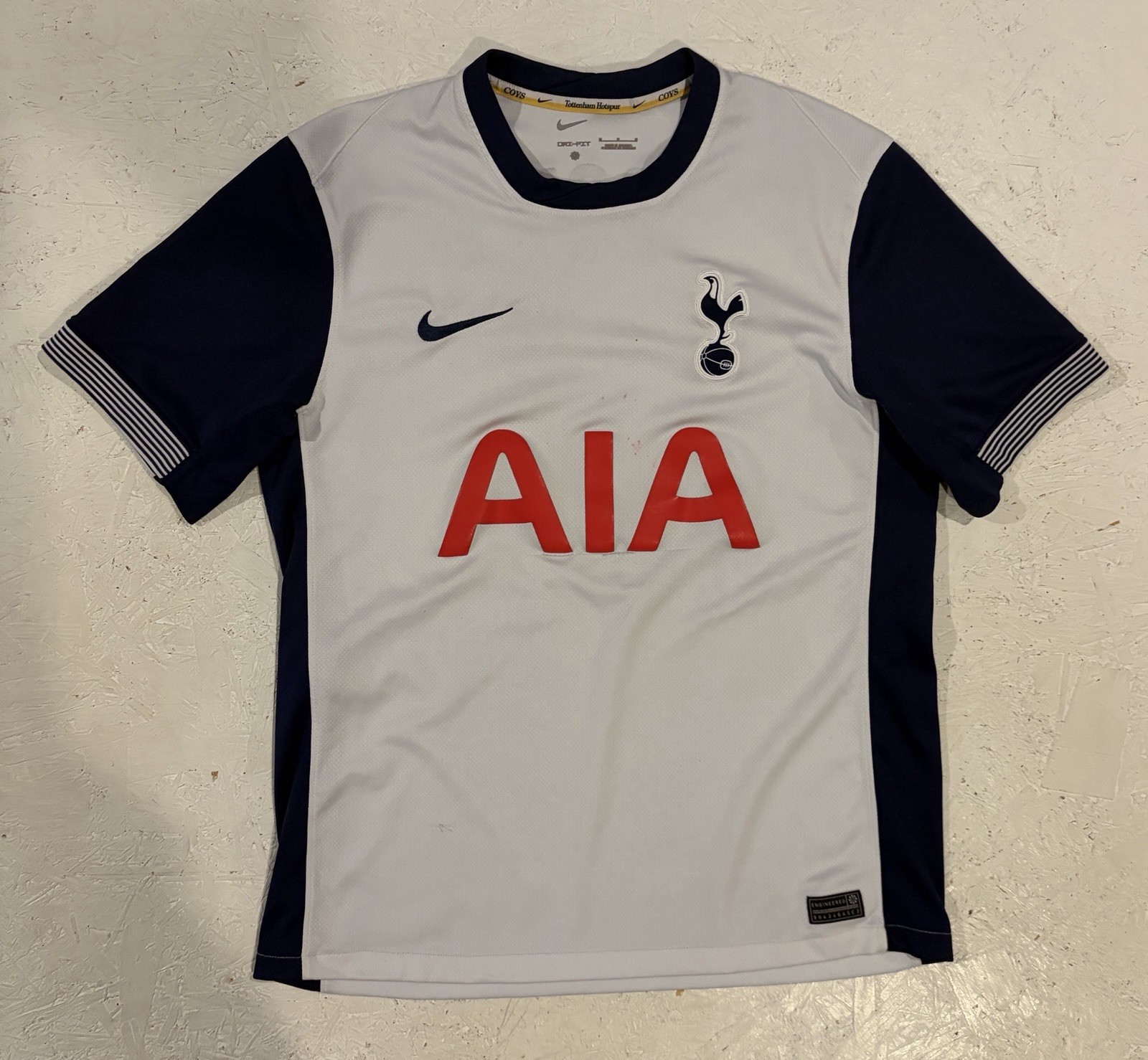 Nike Tottenham Hotspur 2024-25 Home Jersey Men’s Medium White Blue FN8794-101