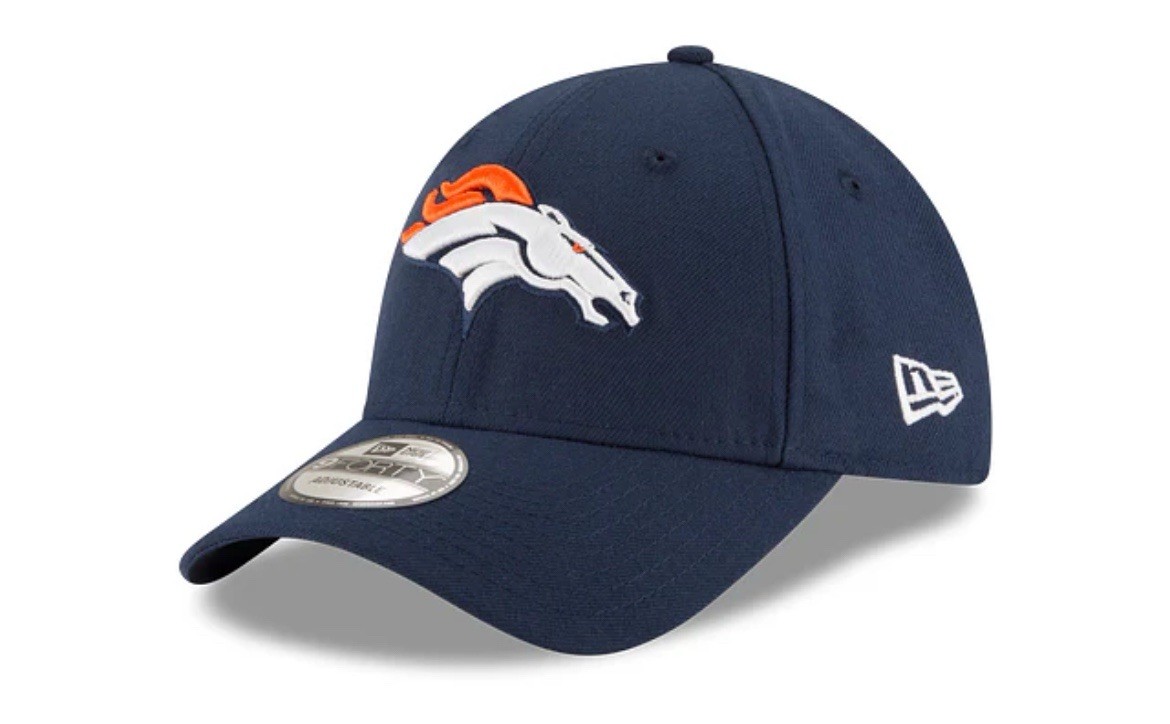 Denver Broncos The League New Era 9Forty Navy Blue Adjustable Hat – Size: OSFA