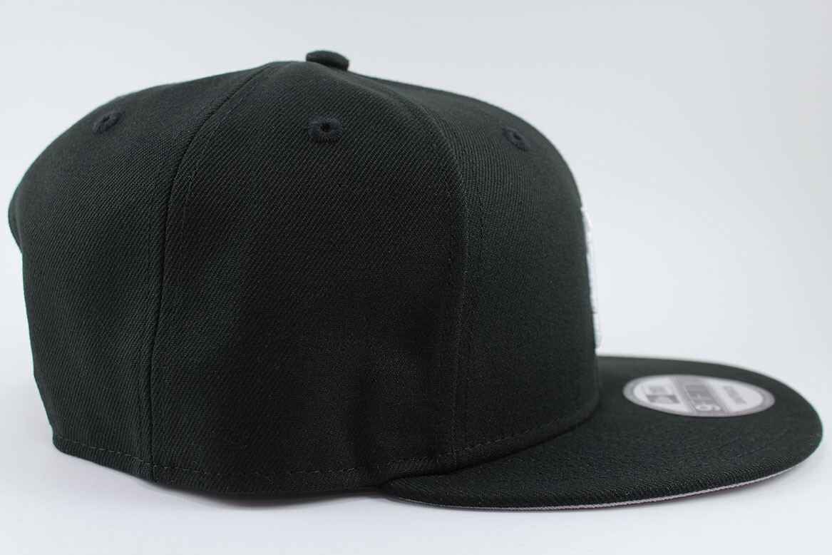 NEW ERA 9FIFTY BASIC SNAPBACK HAT CAP MLB DETROIT TIGERS BLACK/WHITE ADULT MENS