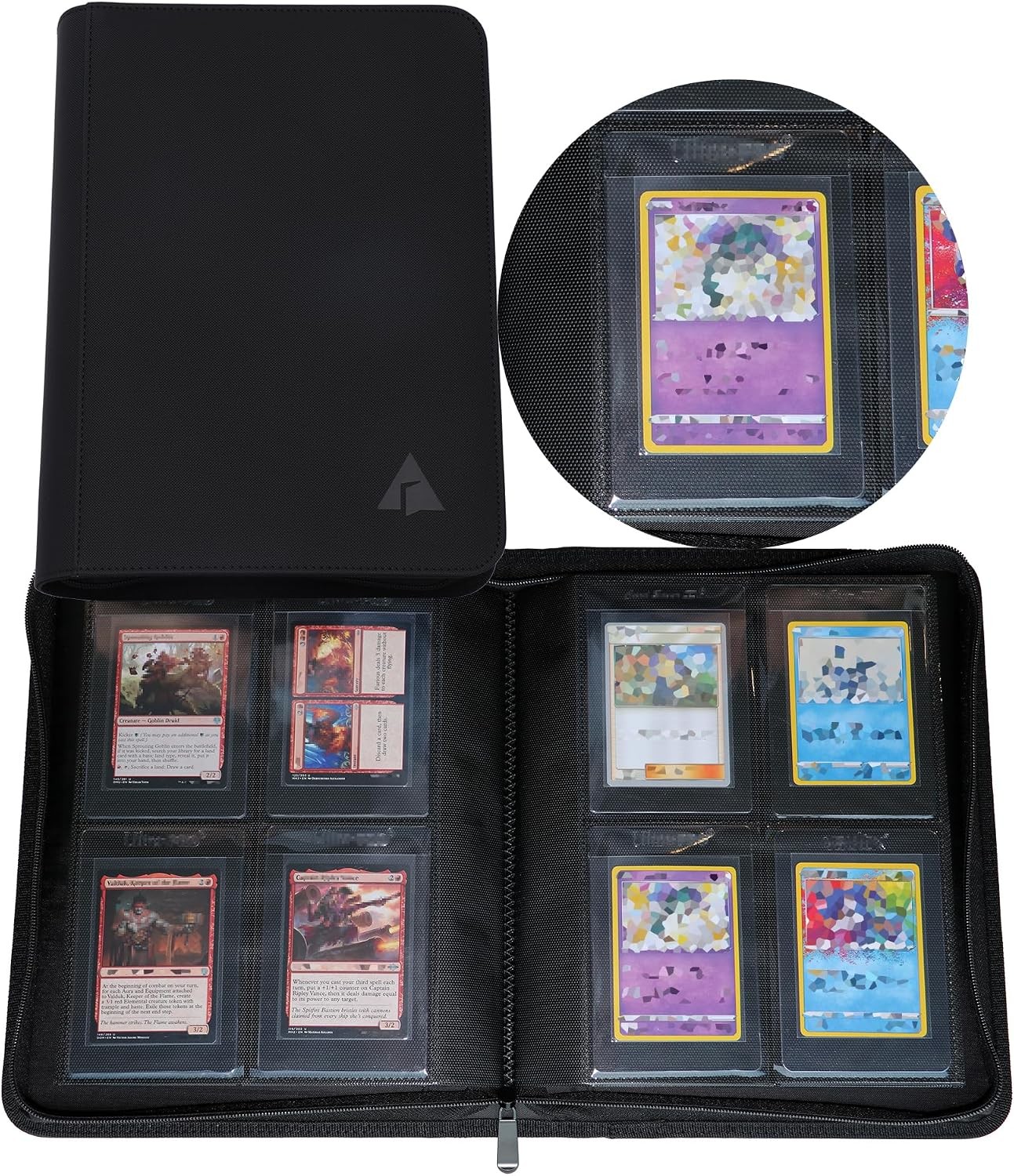 4-Pocket Binder for Semi Rigid Card Holders, Holds 208 Semi Rigid Card Holder, S
