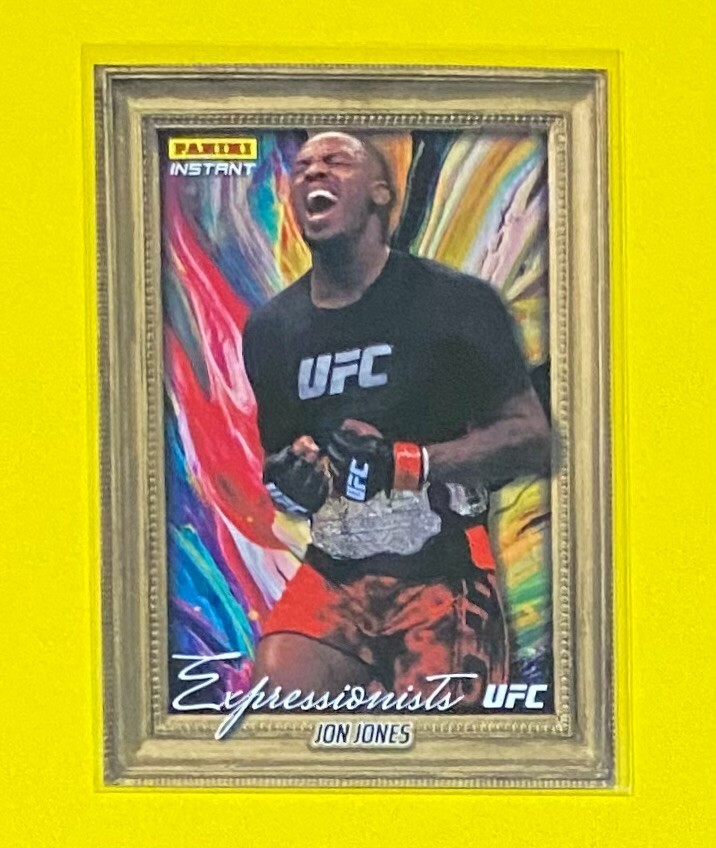 2022 Panini Instant UFC Jon Jones EXPRESSIONISTS 1/554 SP Heavyweight #E9 🔥