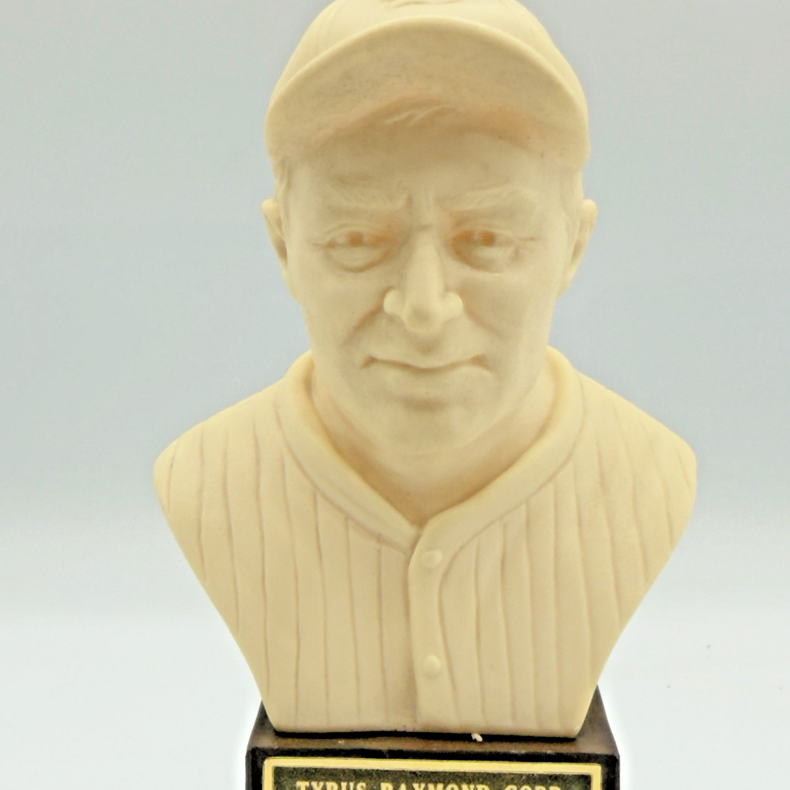 Ty Cobb Detroit Tigers 1963 Baseball Hall of Fame Plastic Bust Statue See Pics